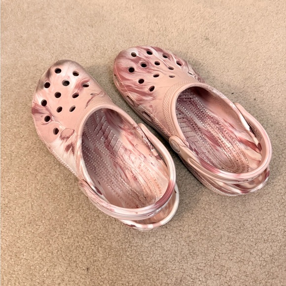 Pink Marble Crocs - Picture 2 of 3